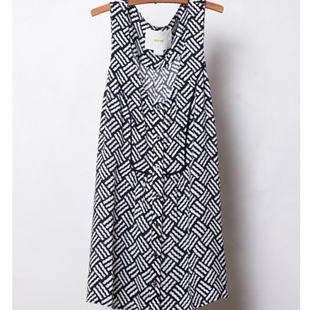 Anthropologie Maeve Ardmore Swing Geometric Tank